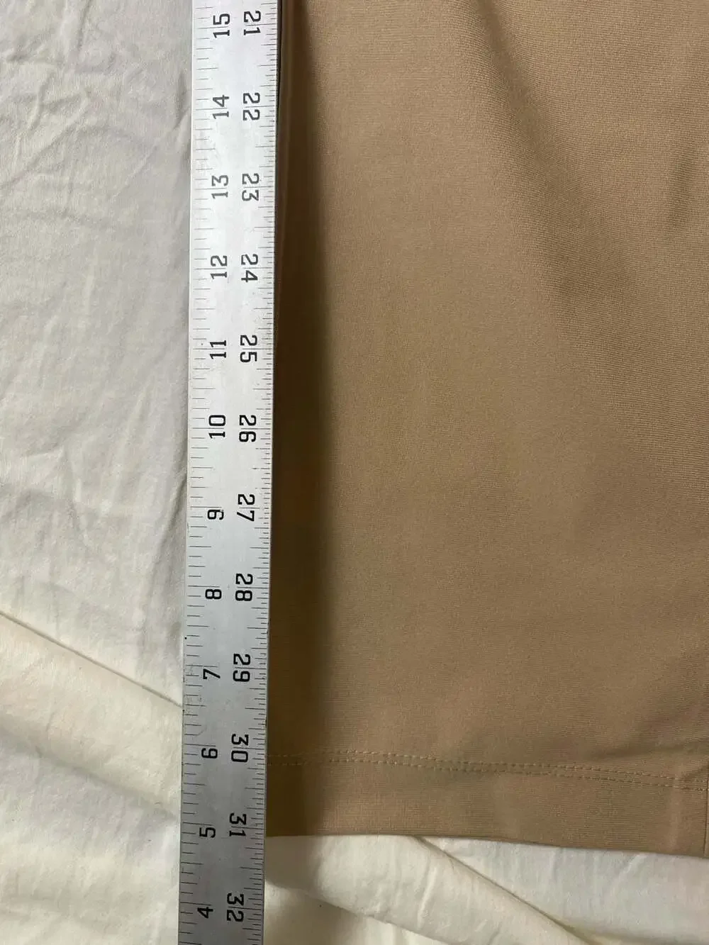 TWICE Men's 5-Pocket Pant in Khaki, Size 34x32, 4-Way Stretch (1313)